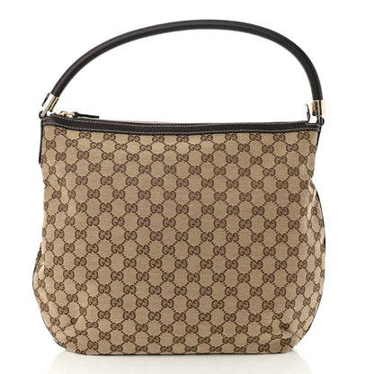 Gucci Monogram Hobo Dark Brown 1 of 10