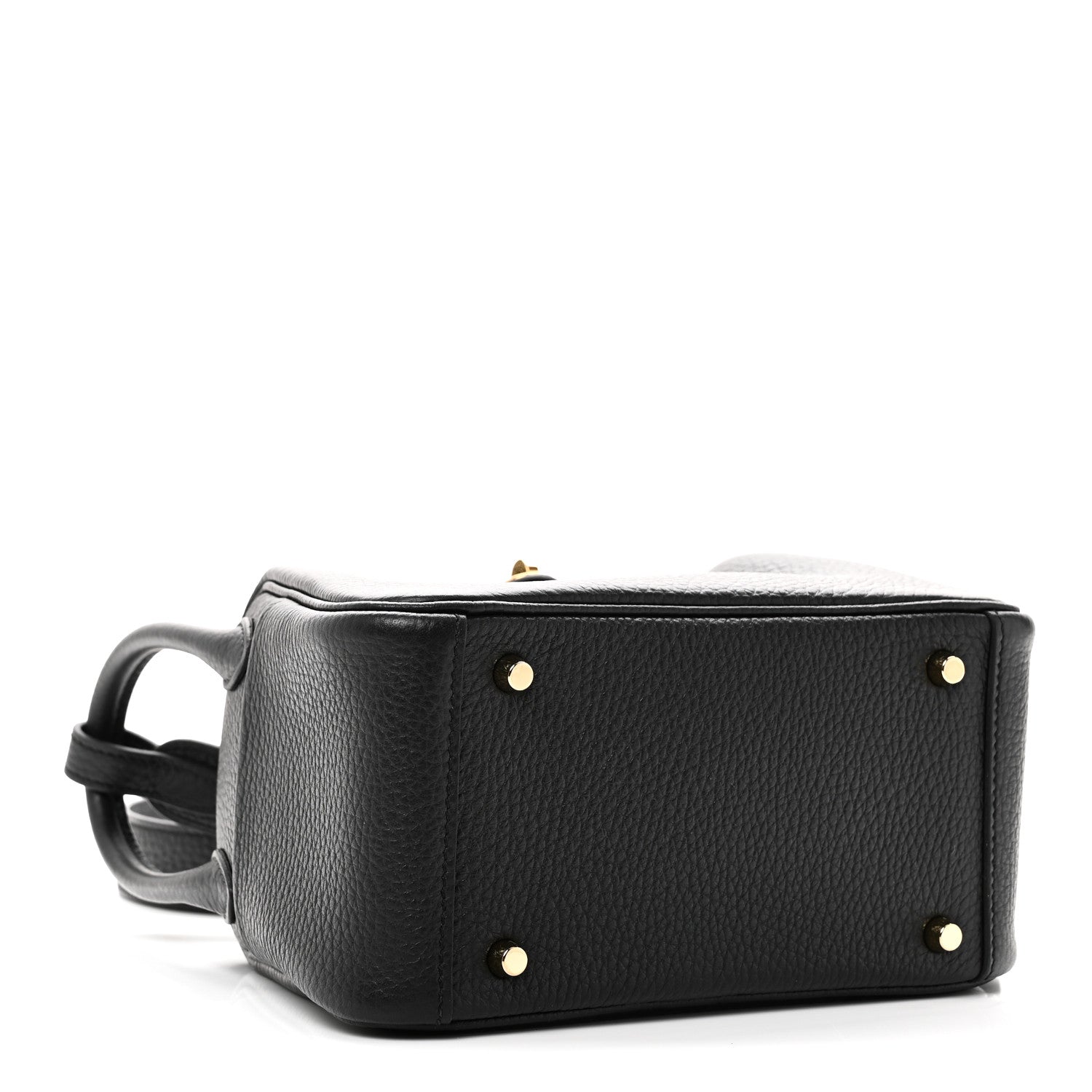 Hermes Taurillon Clemence Mini Lindy 20 Black 4 of 11