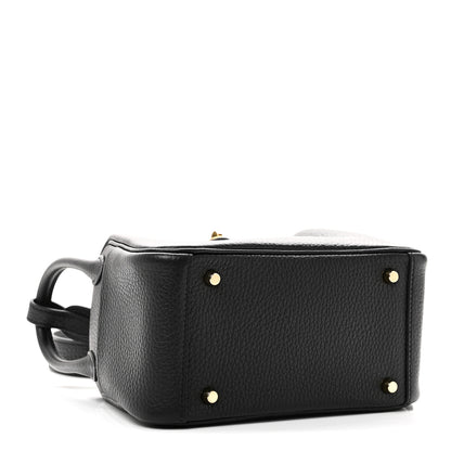 Hermes Taurillon Clemence Mini Lindy 20 Black 4 of 11