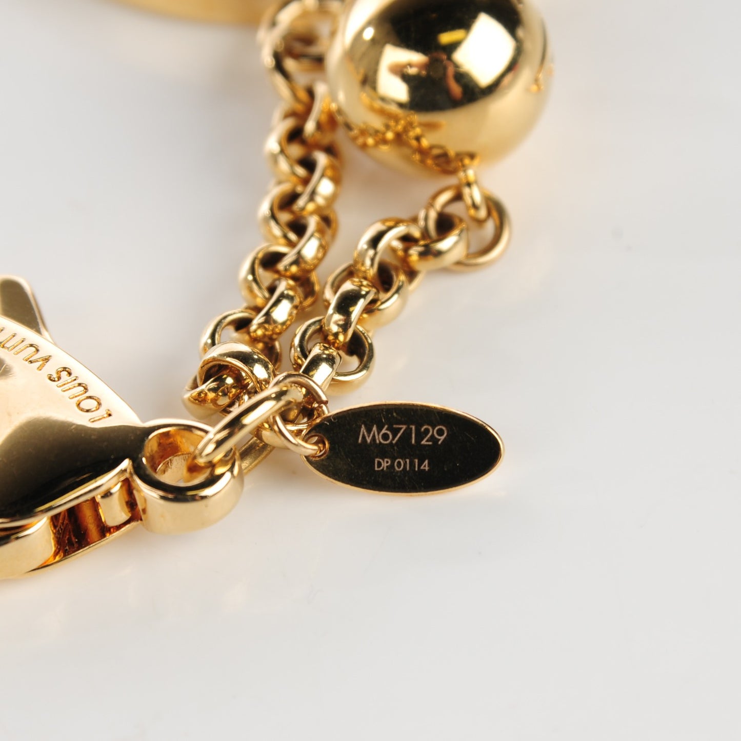 Whirly Flower Bag Charm Ivory