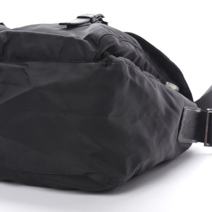 Prada Nylon Vela Messenger Bag Black 9 of 9