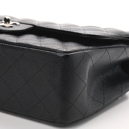 Chanel Caviar Quilted Jumbo Double Flap Black 9 of 9