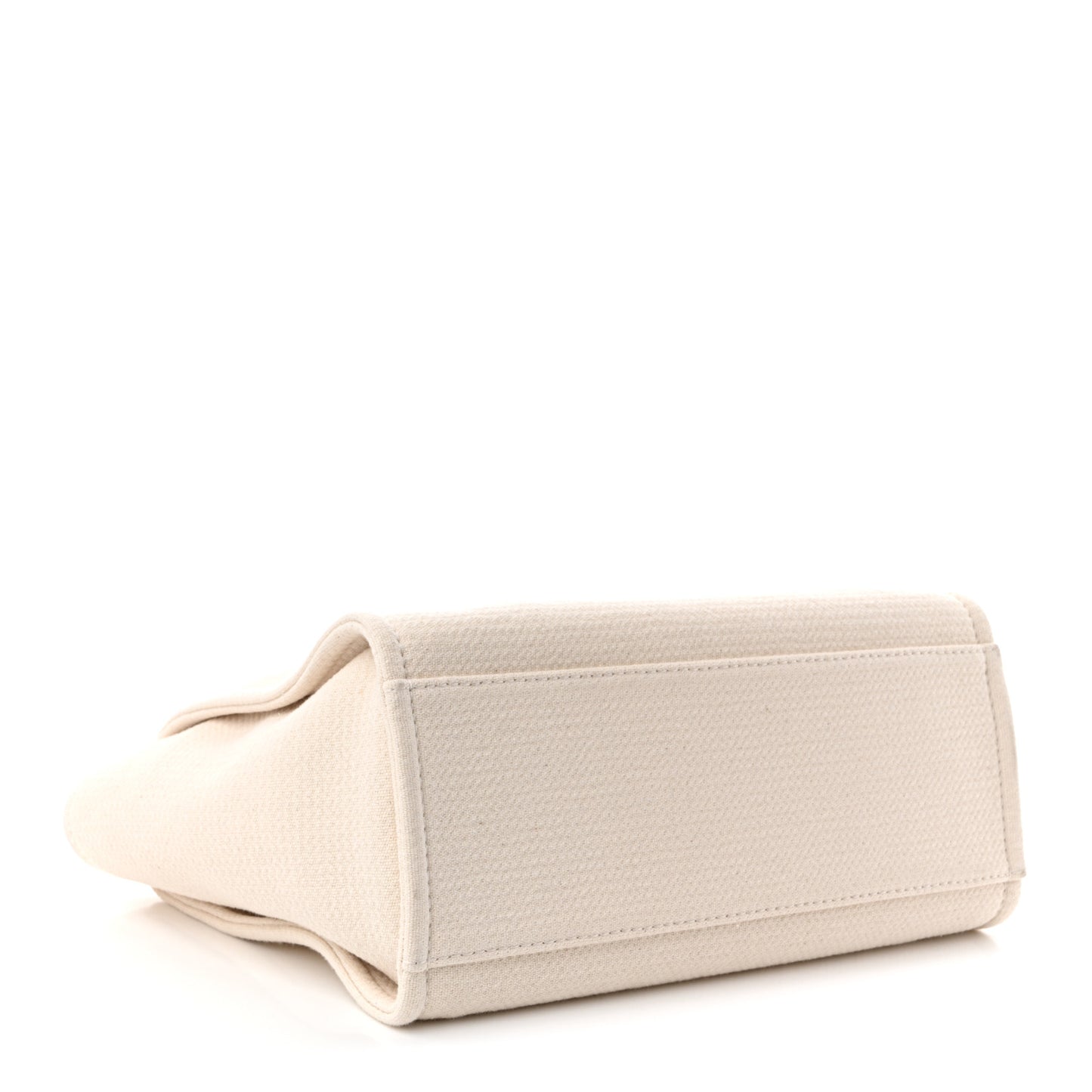 Mixed Fibers Small Deauville Tote White