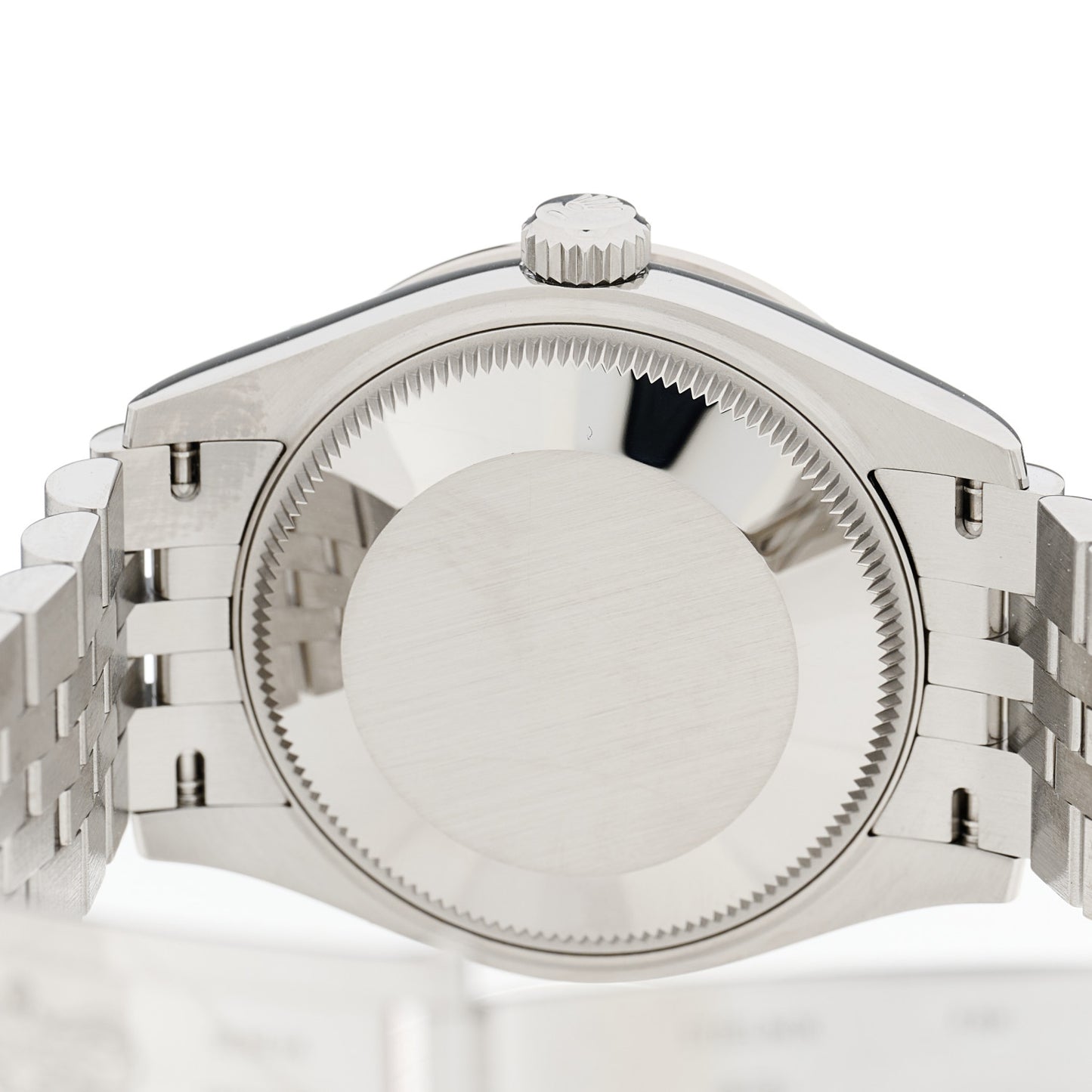 Stainless Steel 18K White Gold Diamond 31mm Oyster Perpetual Datejust Watch Dark Grey Roman 278384RBR