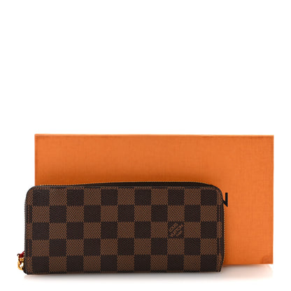 Louis Vuitton Damier Ebene Clemence Wallet Cherry 7 of 7