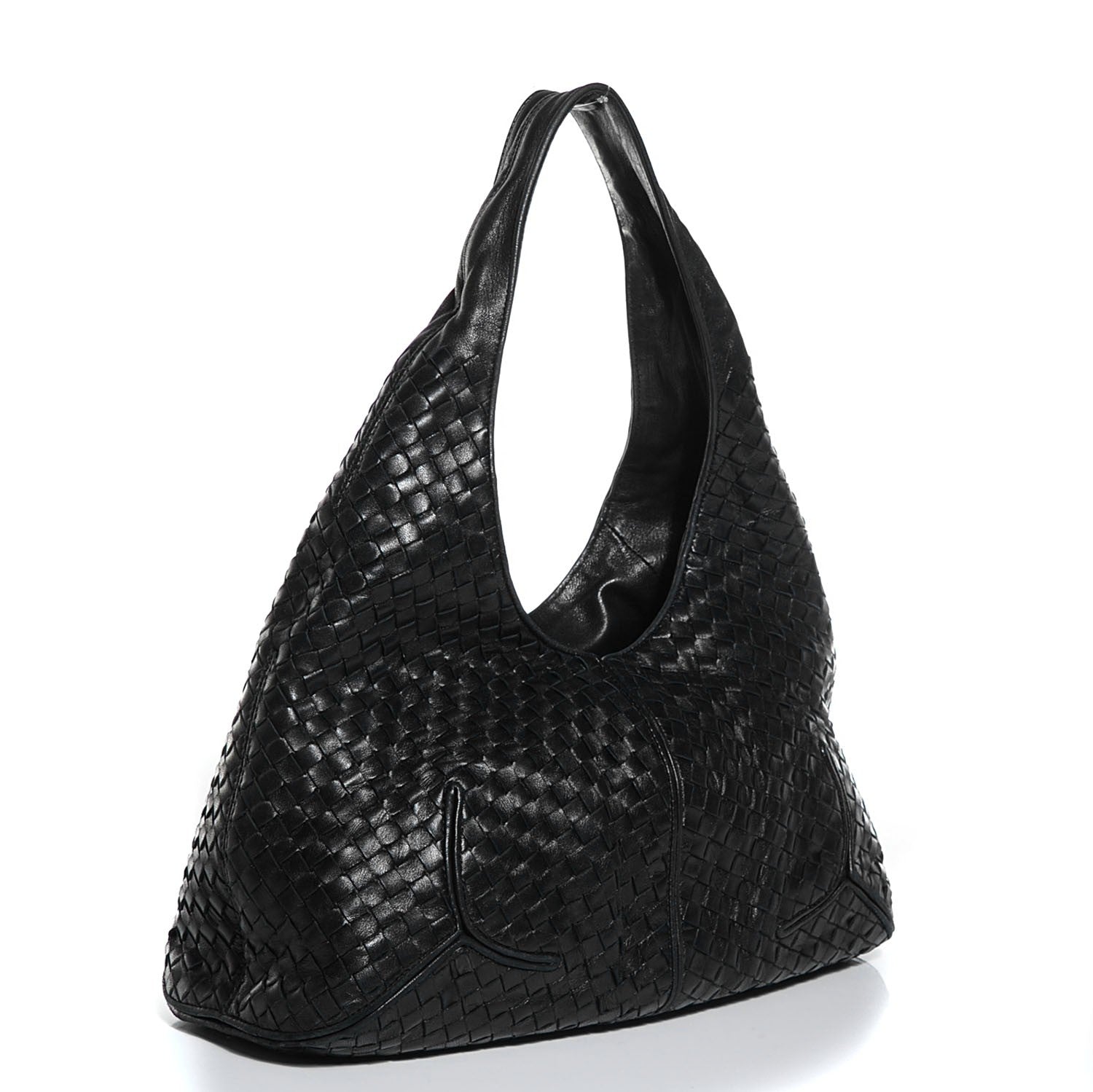 Bottega Veneta Nappa Intrecciato Ball Hobo Nero Black 3 of 8