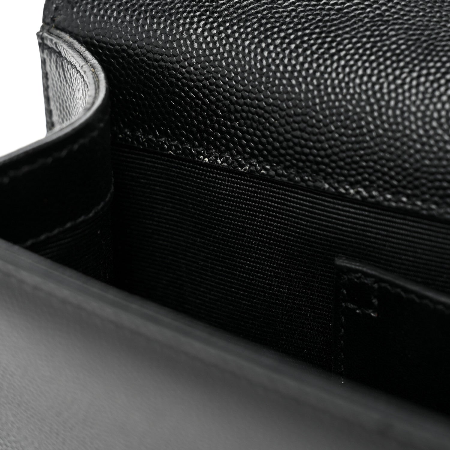 Saint Laurent Grain De Poudre Classic Monogram Kate Clutch Black 8 of 13