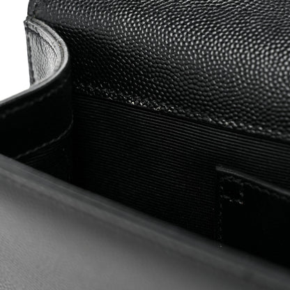 Saint Laurent Grain De Poudre Classic Monogram Kate Clutch Black 8 of 13