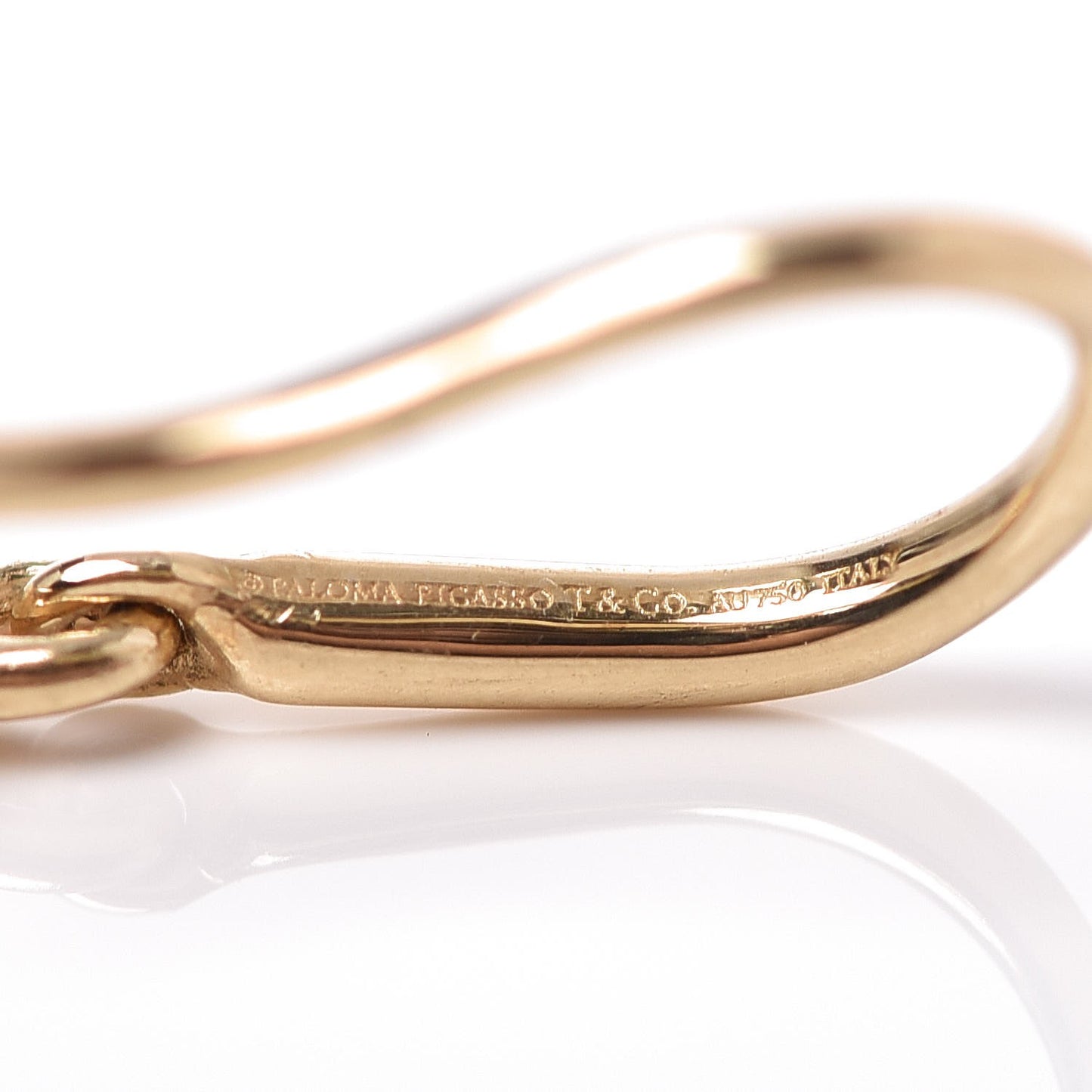 18K Yellow Gold Paloma Picasso Villa Paloma Palm Earrings