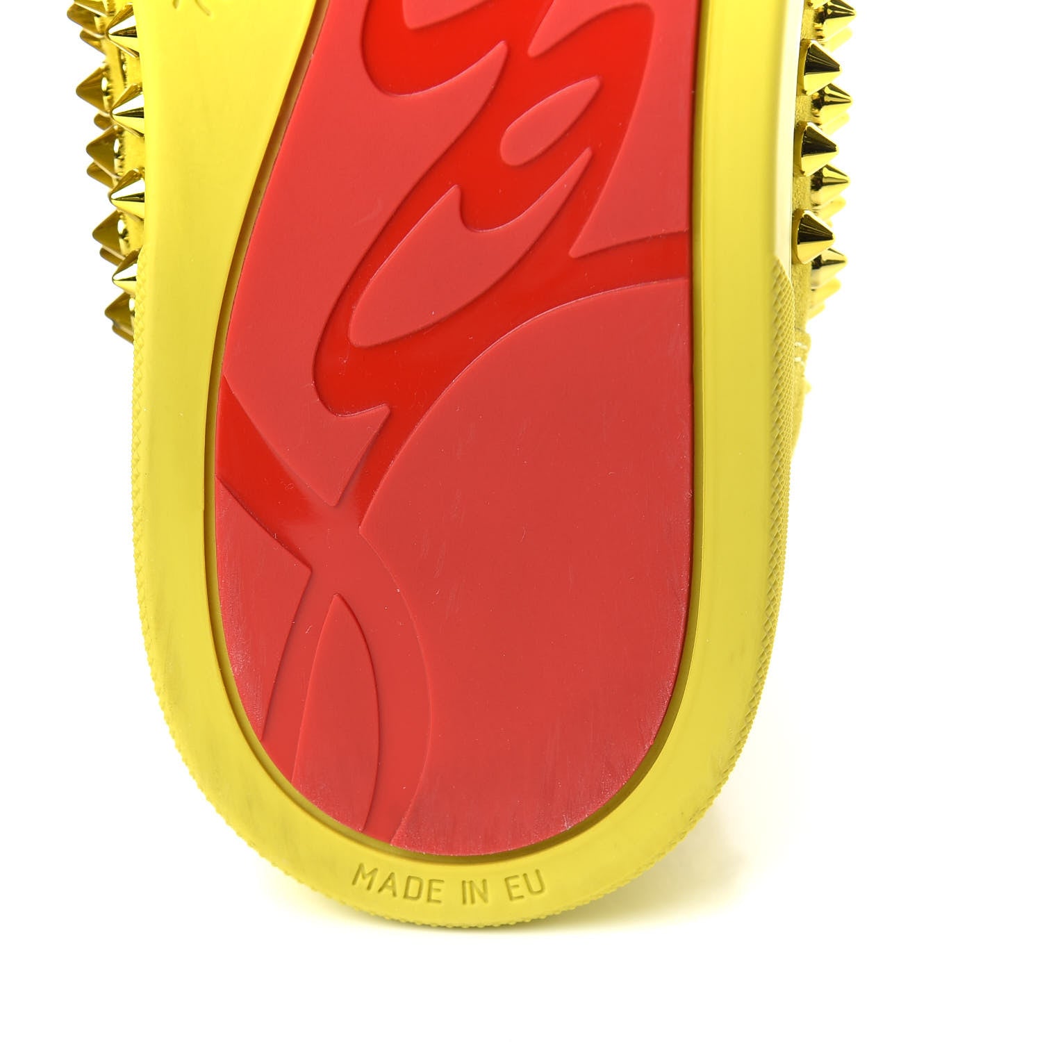 Christian Louboutin CHRISTIAN LOUBOUTIN Veau Velours Mens Louis Orlato Flat Spikes Sneakers 41.5 Cubiste 11 of 15