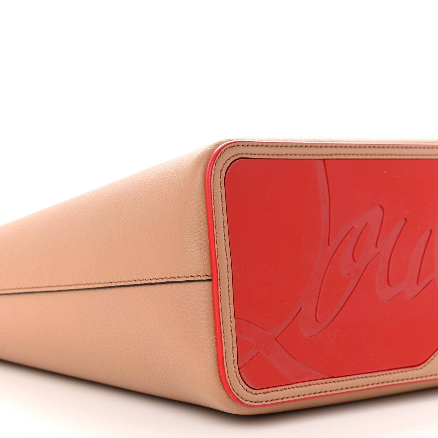 Calfskin Spikes East West Cabata Tote Nude