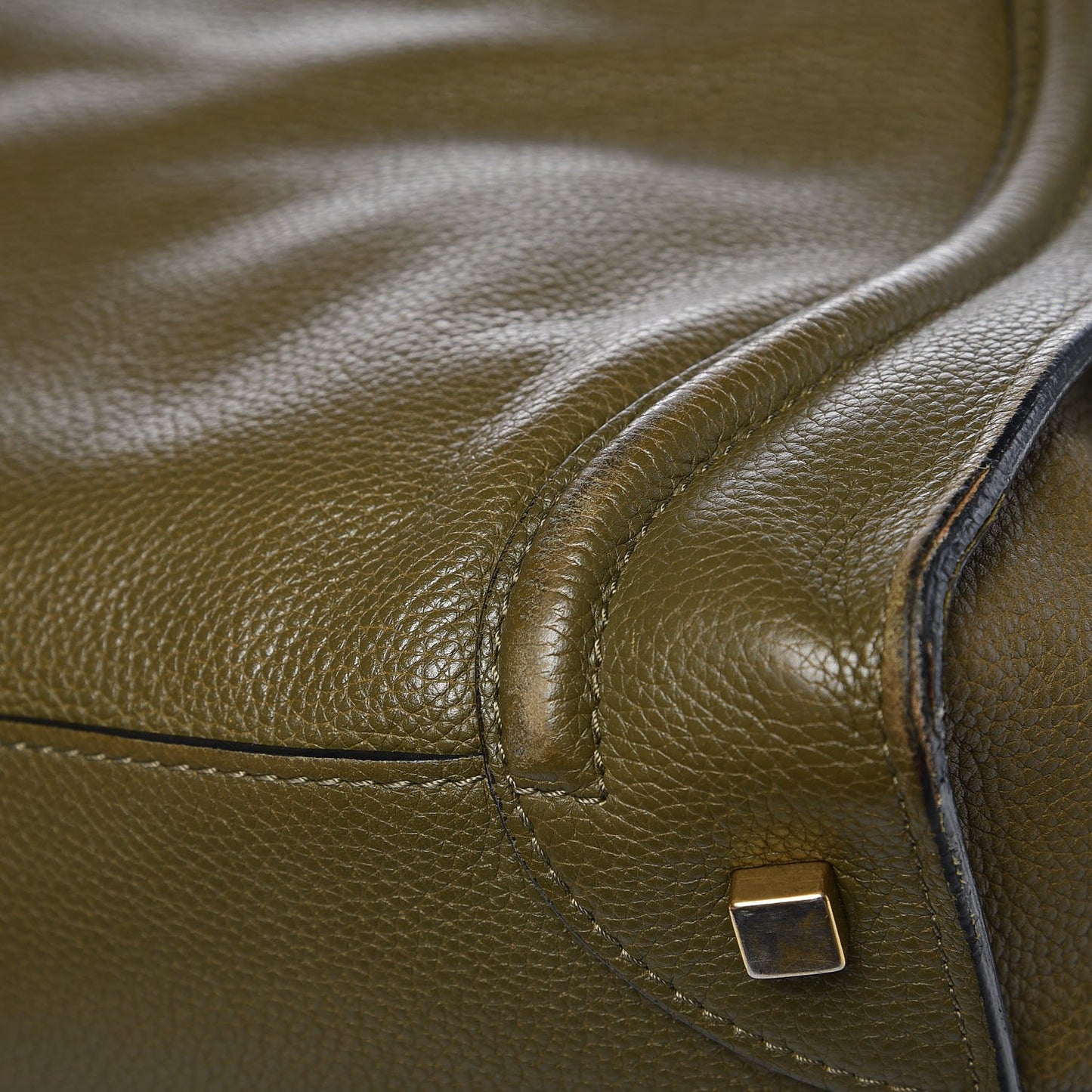 Drummed Calfskin Mini Luggage Jungle