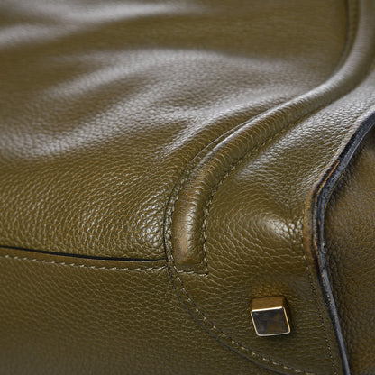 Celine Drummed Calfskin Mini Luggage Jungle 14 of 16