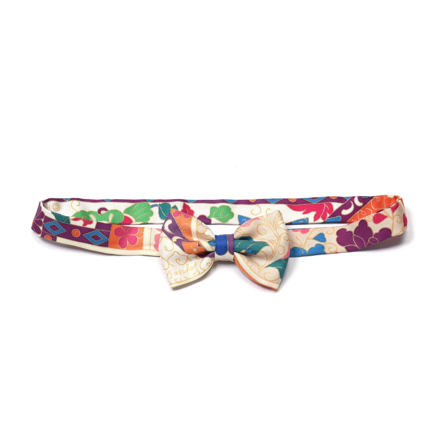 Hermes Silk Twill Bow Tie 1 of 5