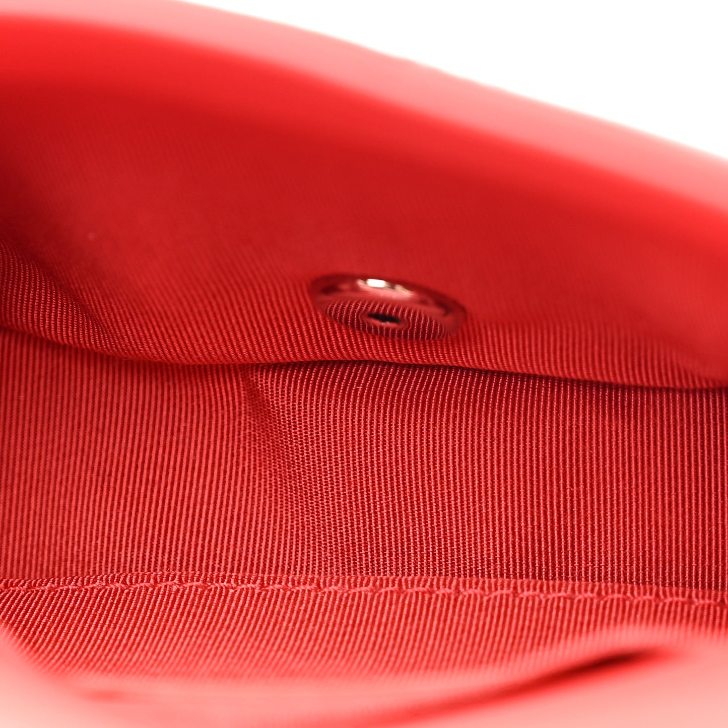 Lambskin Mixed Fibers Large Shopping Bag Red Purple White