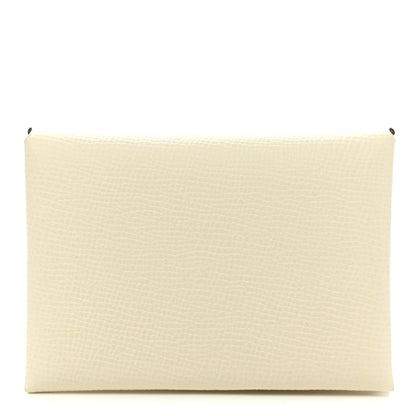 Hermes Epsom Calvi Duo Card Case Nata 1 of 8
