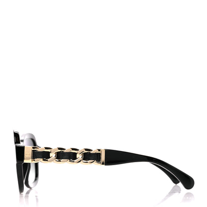 Chanel Acetate Chain Sunglasses 5465-Q Black 3 of 8