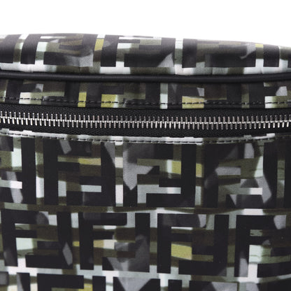 Fendi Nylon CamouFF Belt Bag Black Multicolor 10 of 10
