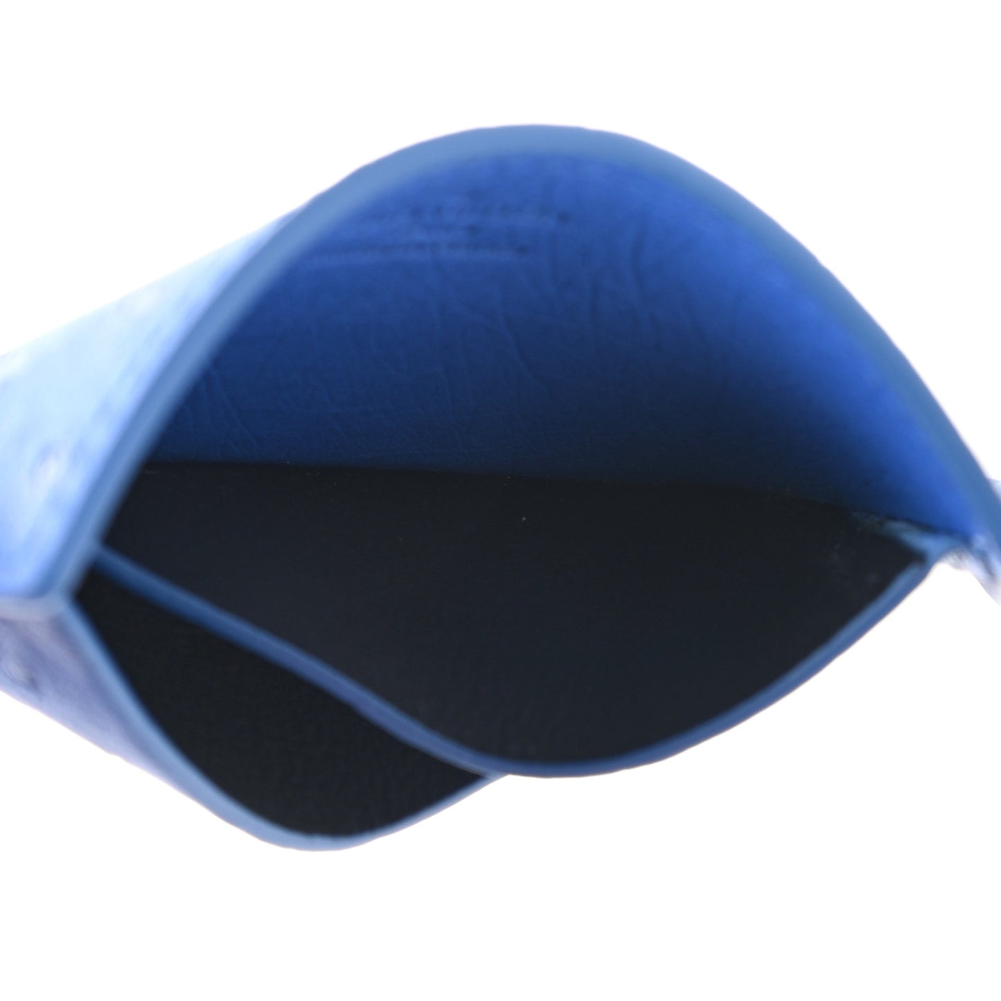 Ostrich Card Holder Blue