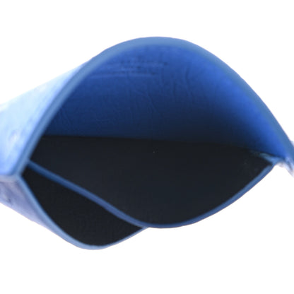 Louis Vuitton Ostrich Card Holder Blue 5 of 7
