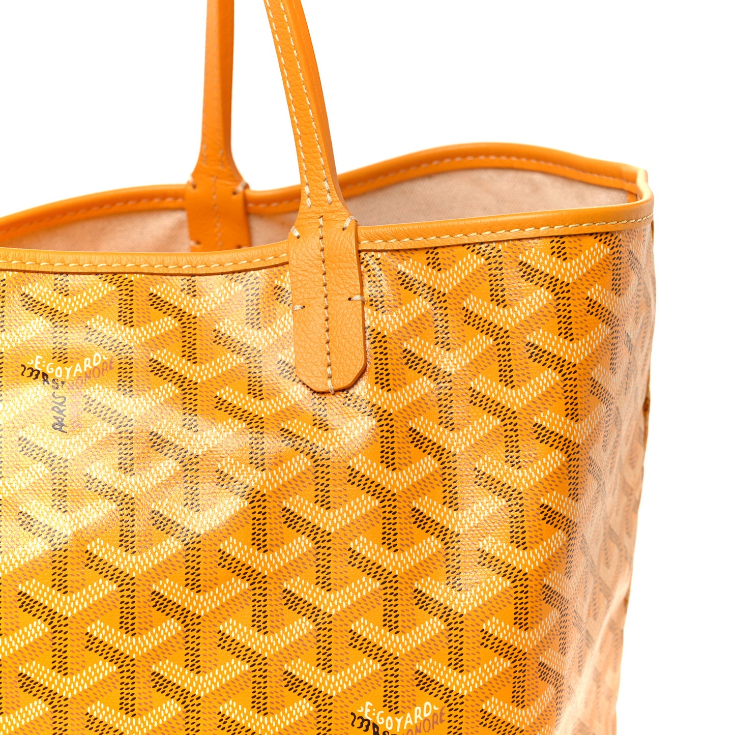 Goyardine Saint Louis PM Yellow