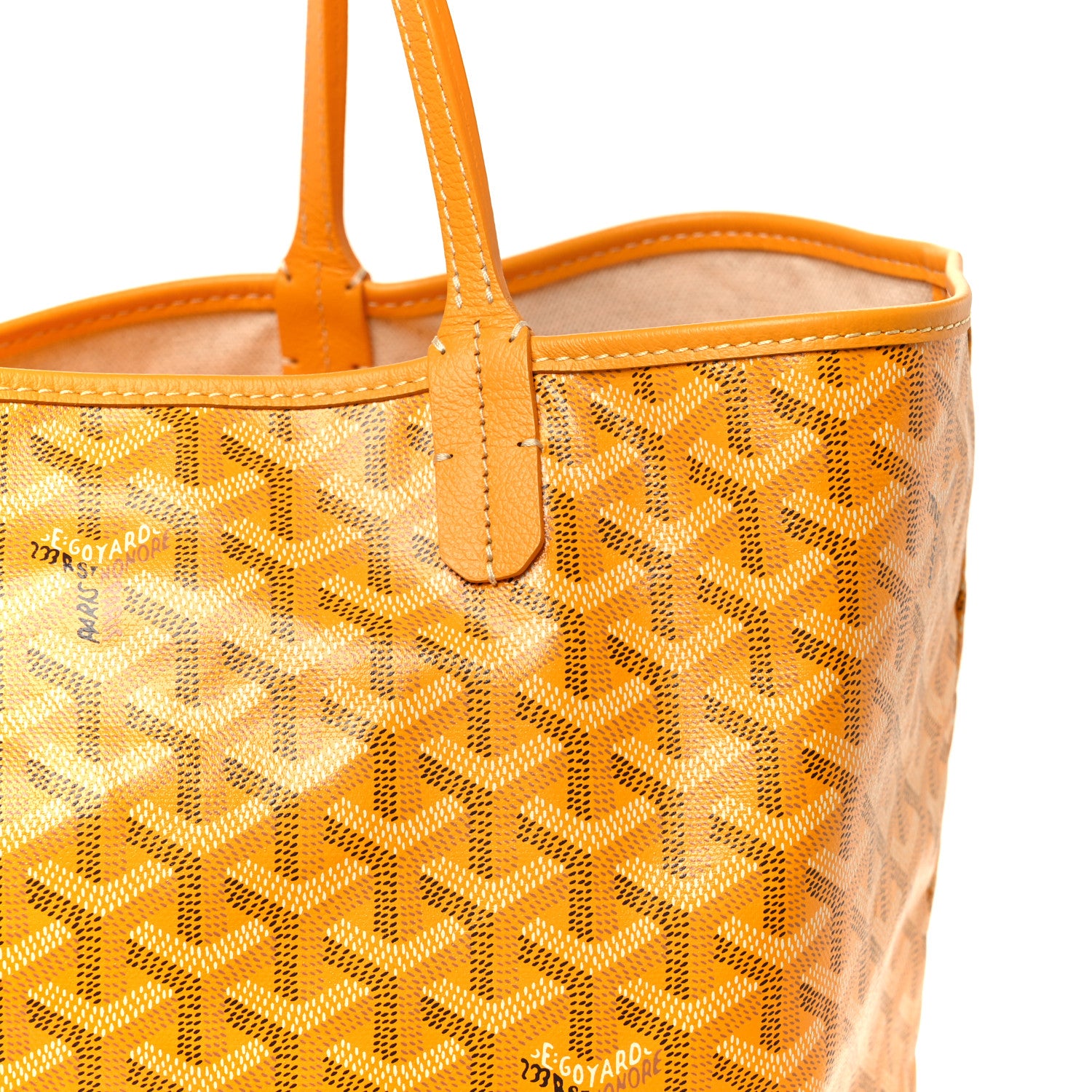 Goyard Goyardine Saint Louis PM Yellow 13 of 13