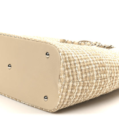 Chanel Woven Straw Caviar Tote Beige 10 of 11
