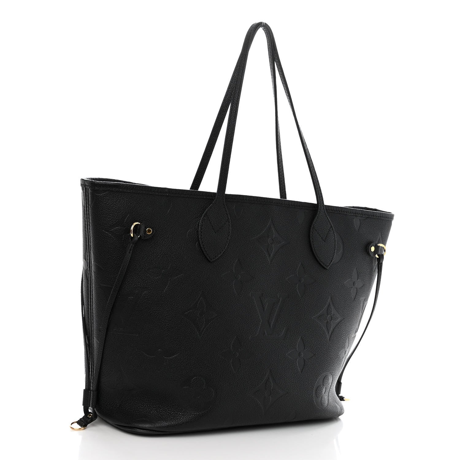 Louis Vuitton Empreinte Monogram Giant Neverfull MM Black 3 of 9