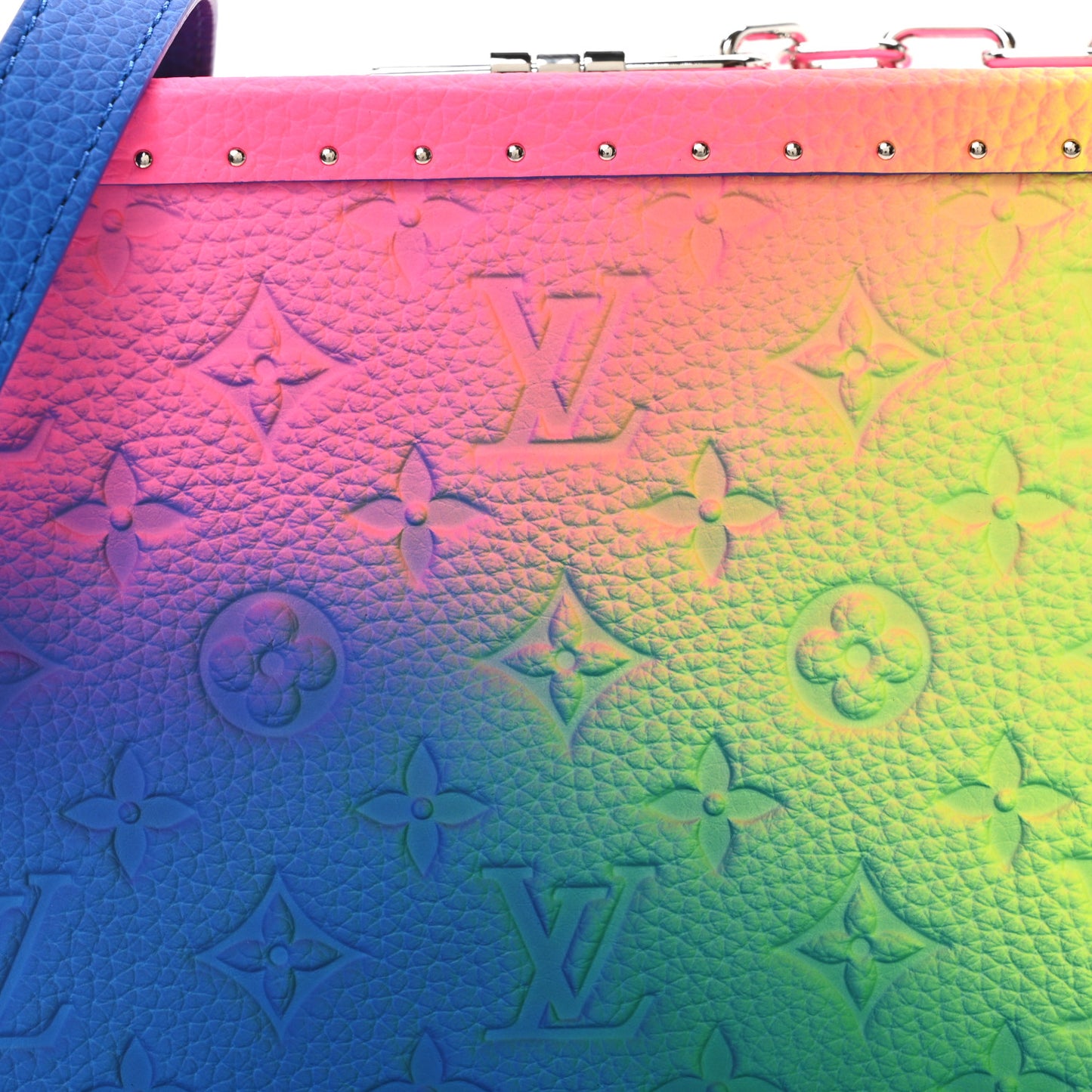 Taurillon Monogram Illusion Clutch Box Multicolor