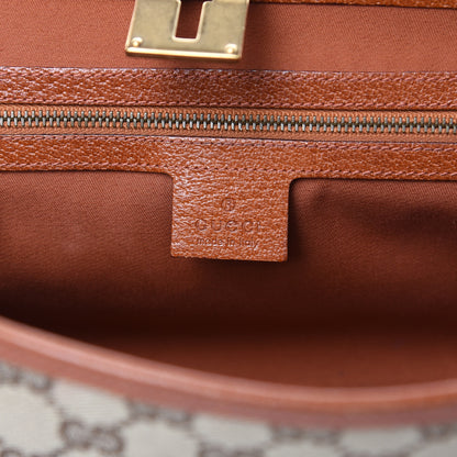 Gucci Monogram Bamboo Bullet Satchel Brown 6 of 13
