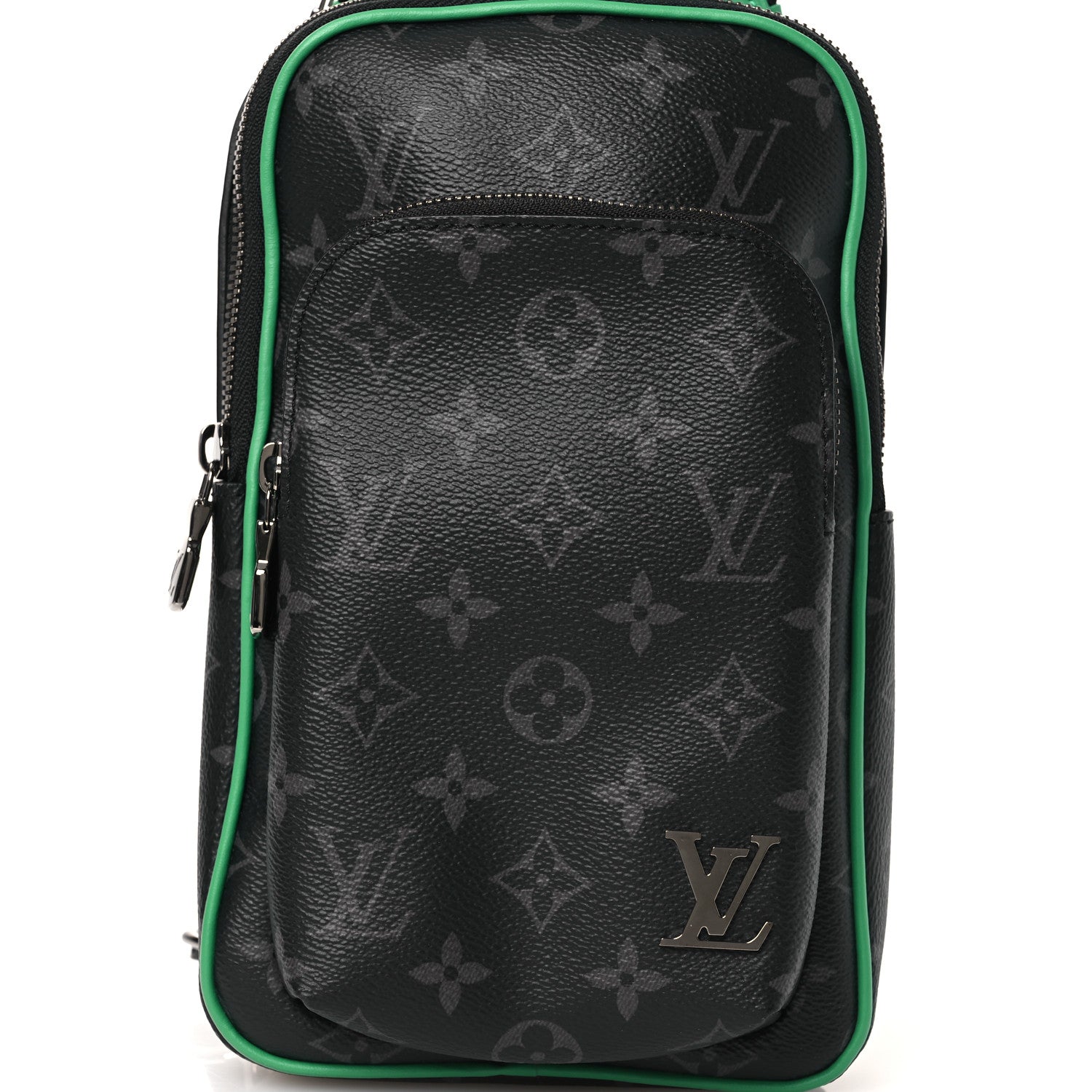 Louis Vuitton Monogram Eclipse Avenue Slingbag PM  Bamboo Green 7 of 9