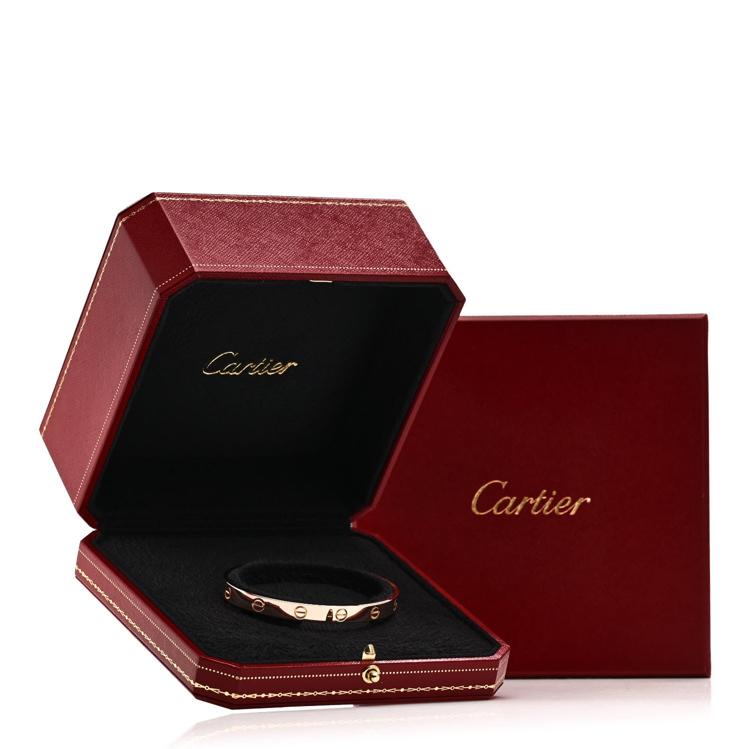 Cartier 18K Pink Gold LOVE Cuff Bracelet 18 4 of 4