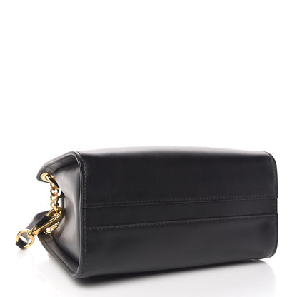 Chloe Shiny Calfskin Mini Annie Shoulder Bag Black 4 of 9