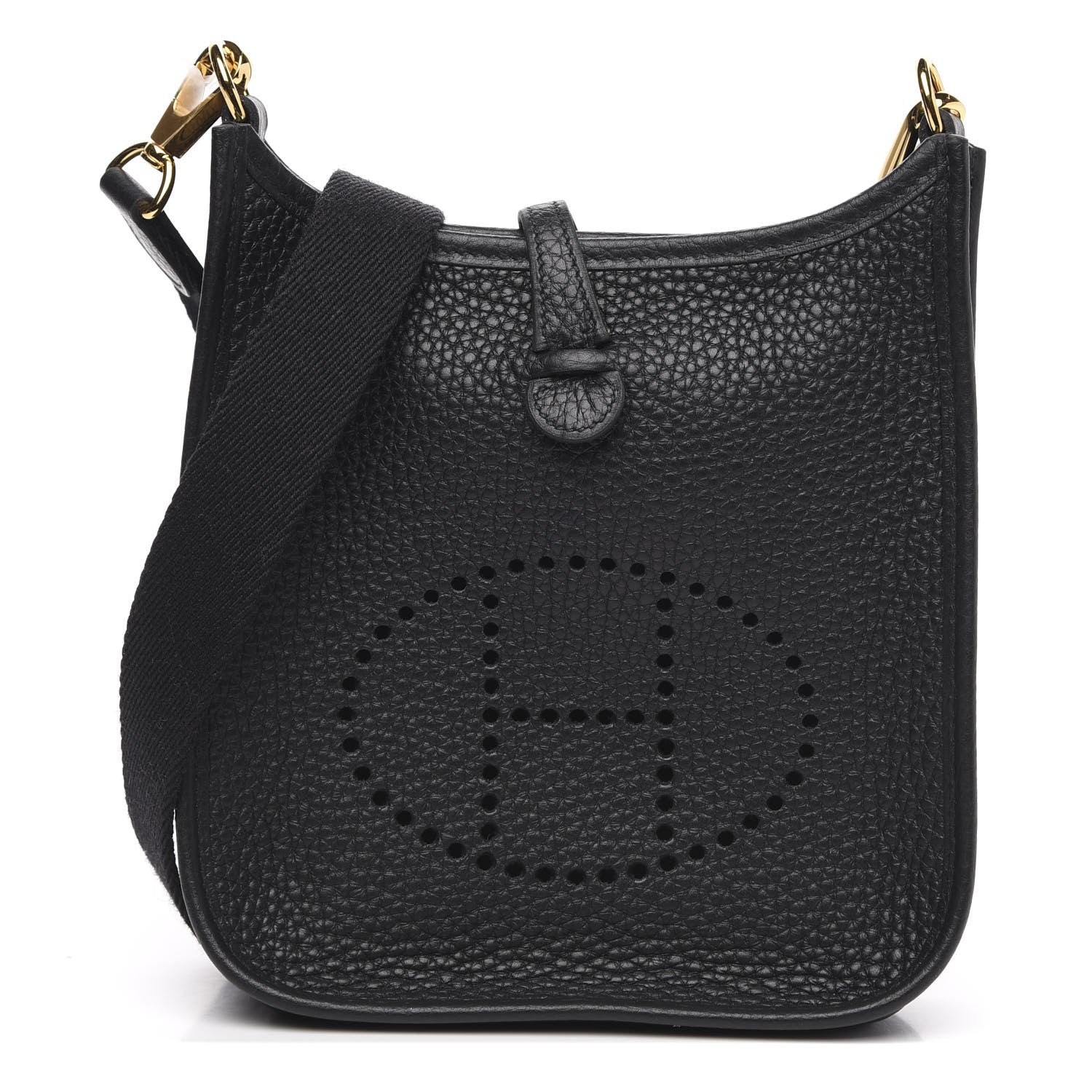 Hermes Taurillon Clemence Evelyne TPM Black 1 of 10
