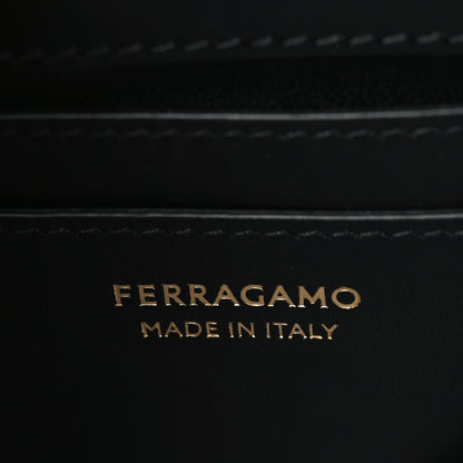 Salvatore Ferragamo Brushed Calfskin Mini Wanda Top Handle Bag Black 6 of 8