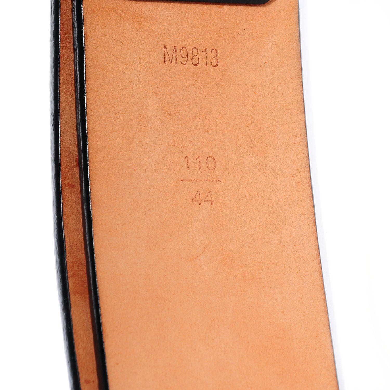 Louis Vuitton Utah Leather LV Inventeur 40mm Belt Black 110 44 6 of 7