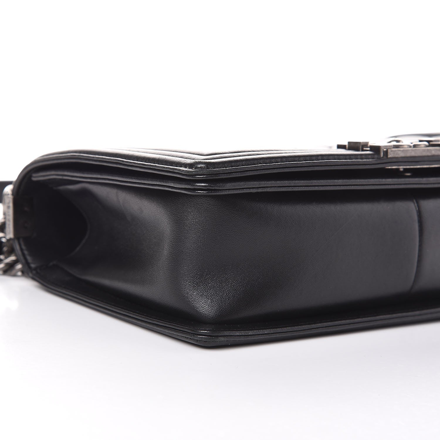 Chanel Lambskin Quilted New Medium Boy Flap Black 8 of 9