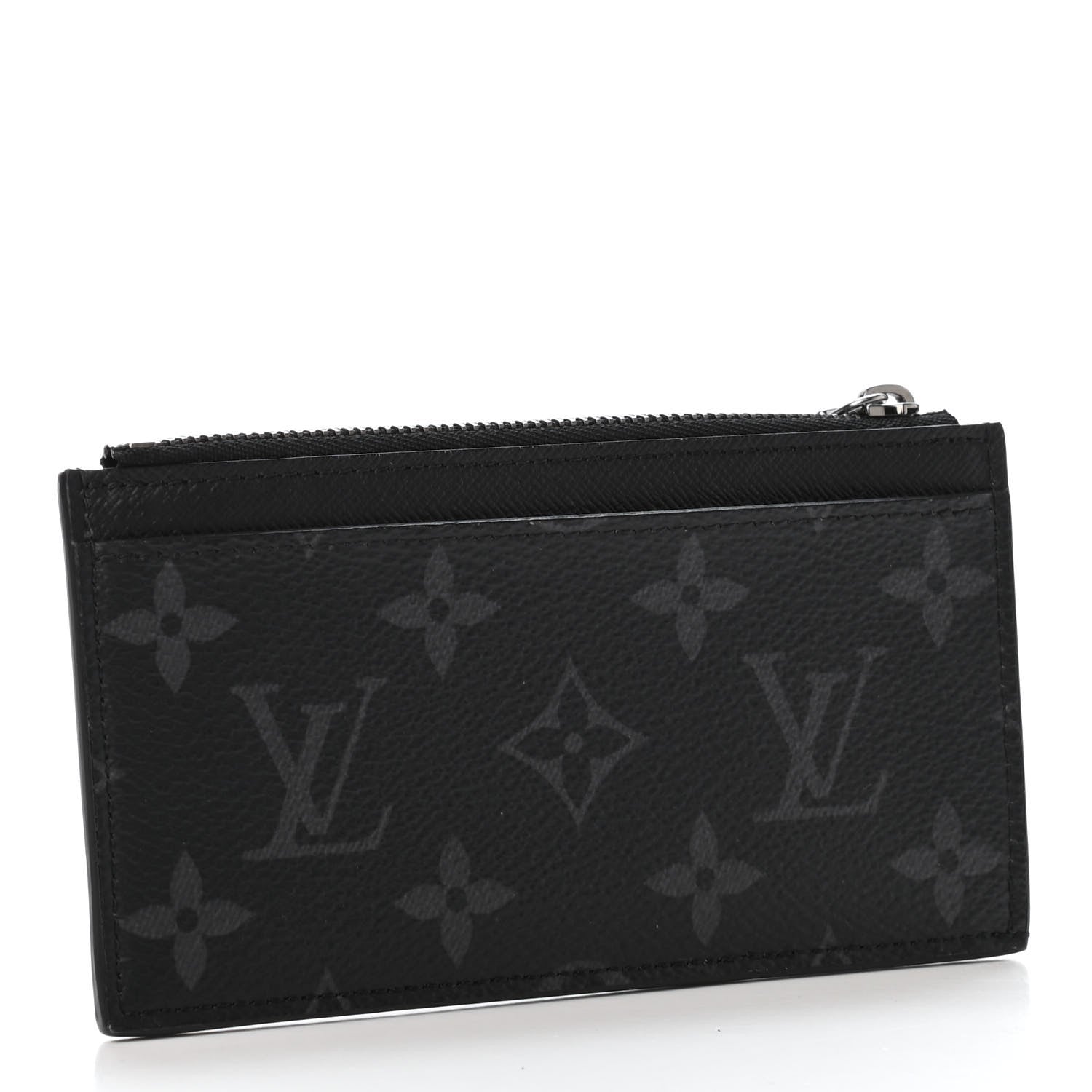 Louis Vuitton Reverse Monogram Eclipse Taiga Coin Card Holder 2 of 4