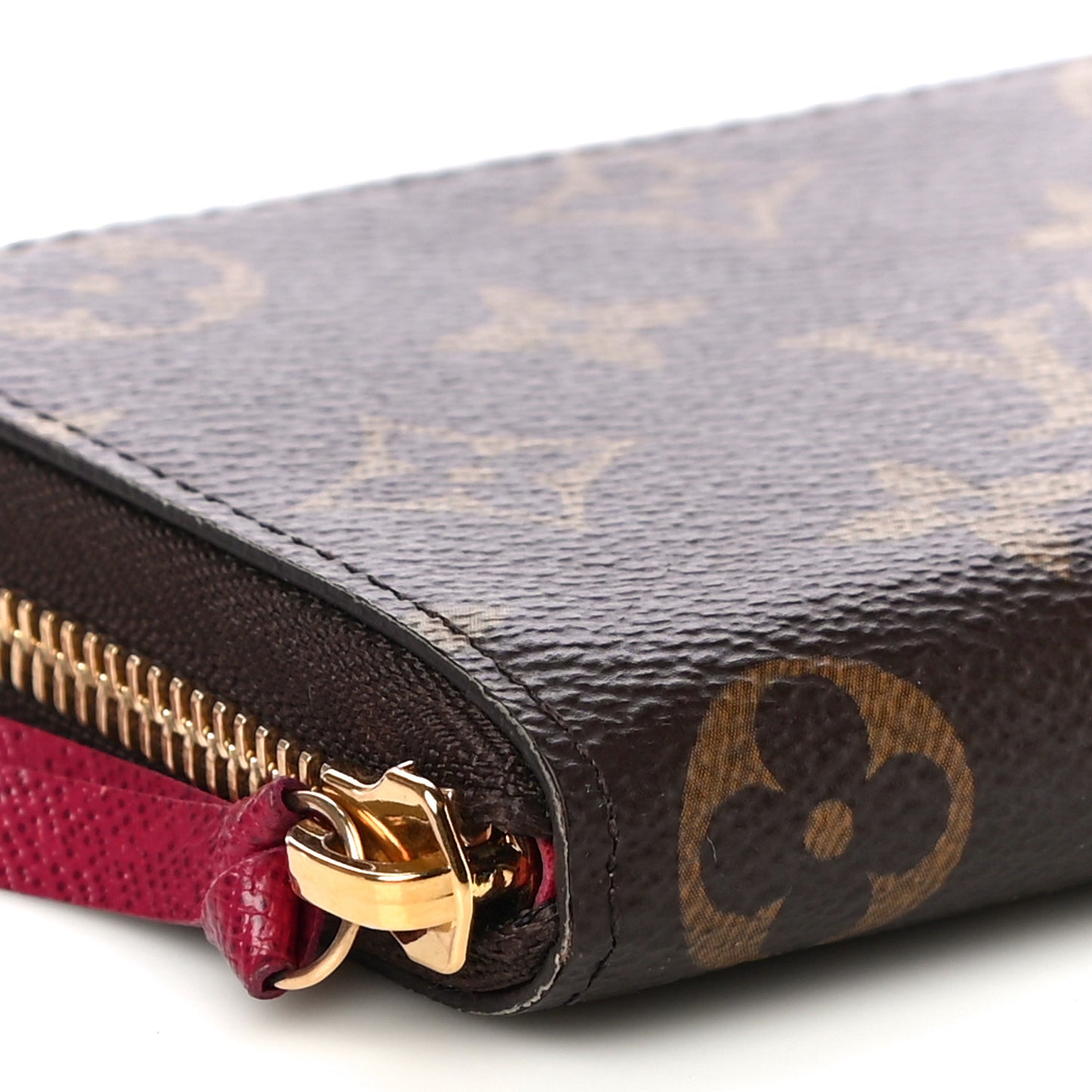 Monogram Clemence Wallet Fuchsia