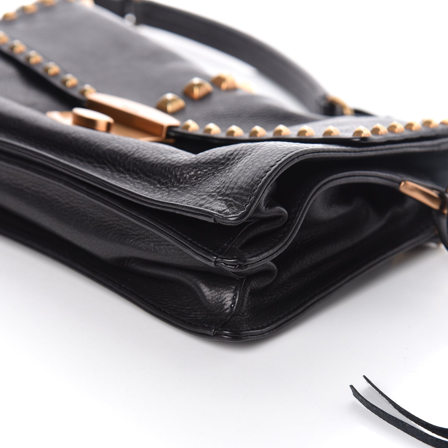 Berlino Sound Semitracolla Studded Bag Black