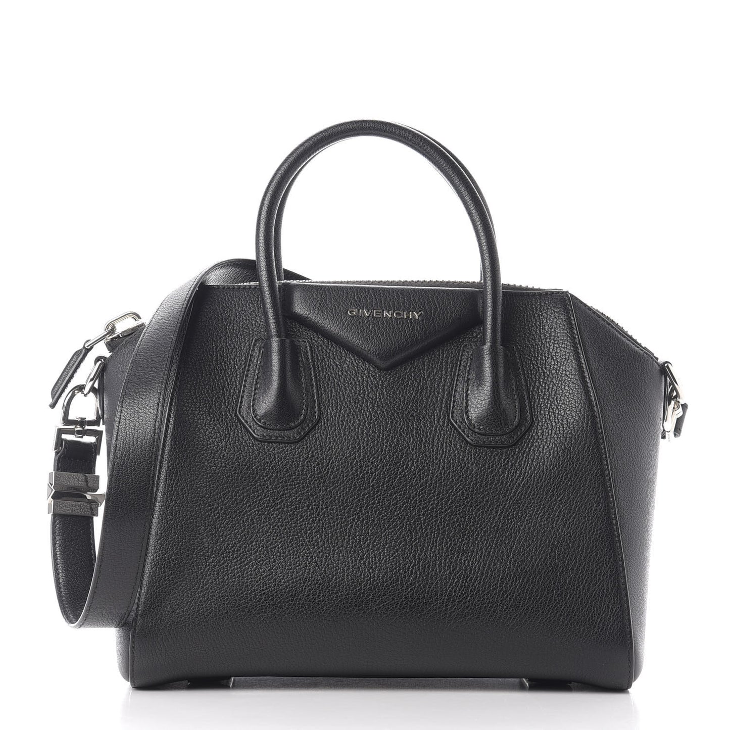 Sugar Goatskin Small Antigona Black