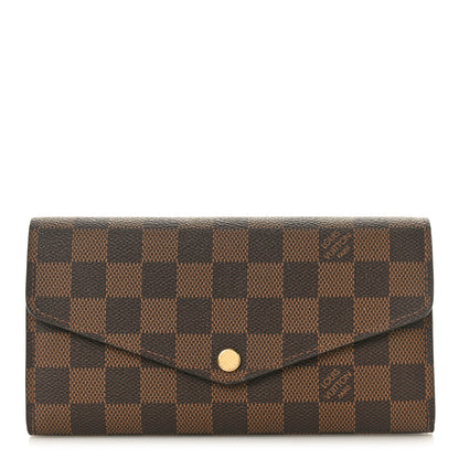 Louis Vuitton Damier Ebene Sarah Wallet NM 1 of 7