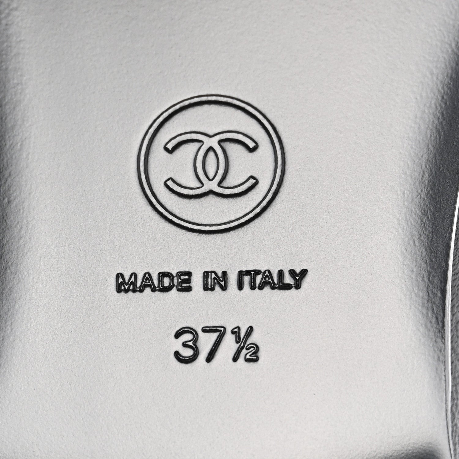 Chanel Lambskin Patent Cap Toe Ballerina Flats 37.5 Black 6 of 9