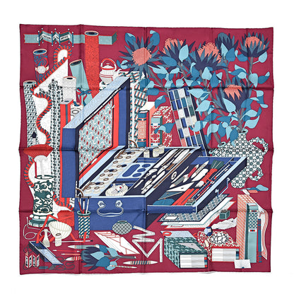 Hermes Silk Les Tresors D Un Artiste Scarf 90 1 of 3