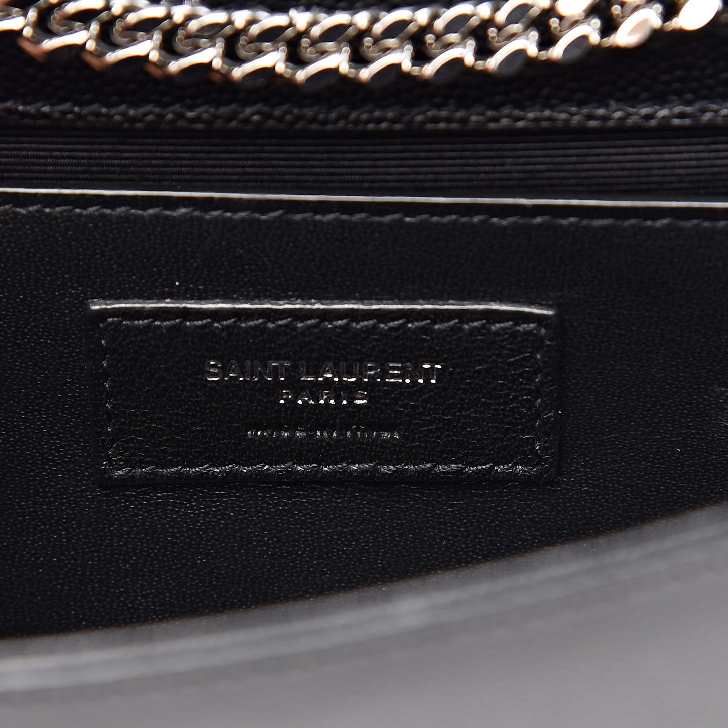 Grain De Poudre Small Monogram Kate Satchel Black