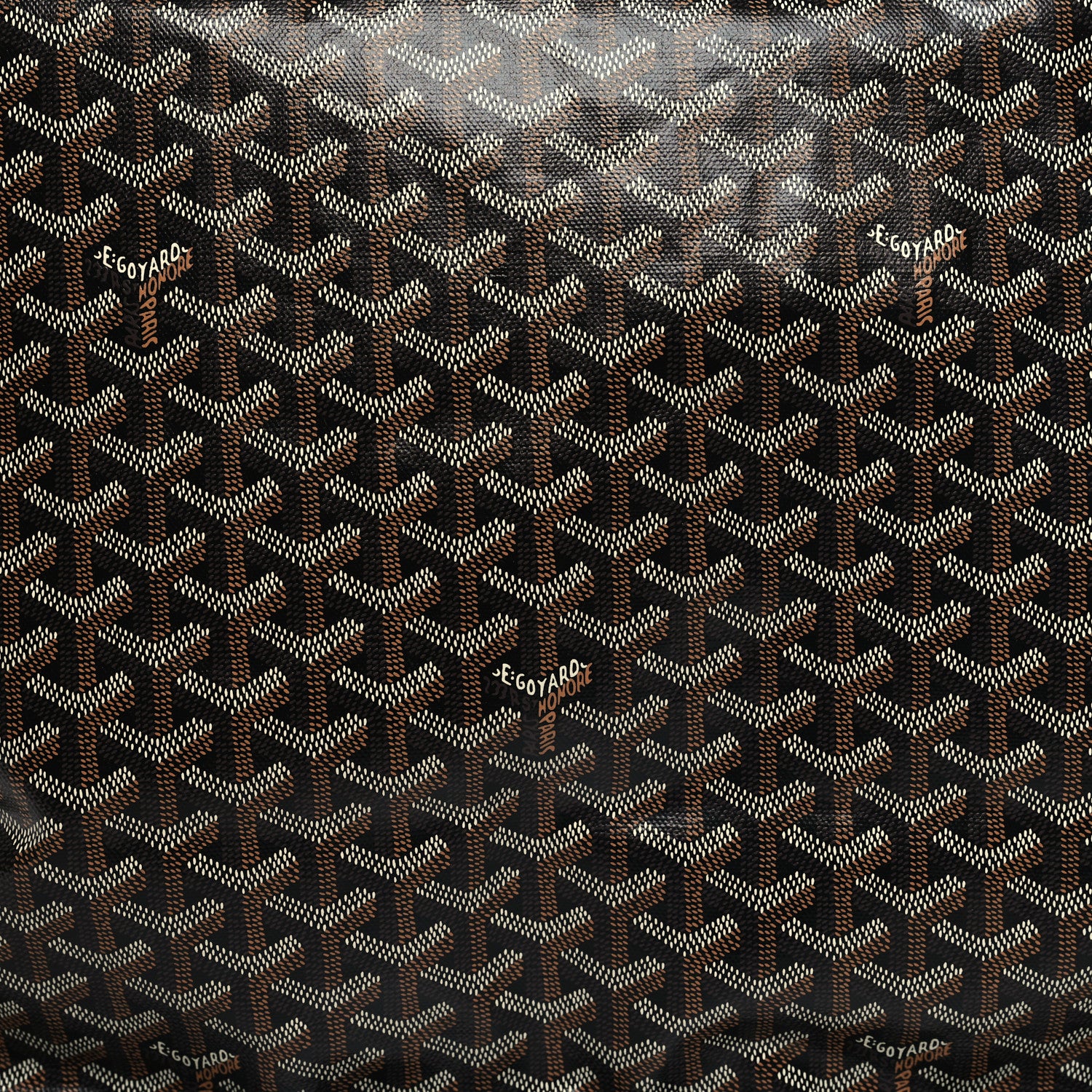 Goyard Goyardine Reversible Anjou GM Black 10 of 12