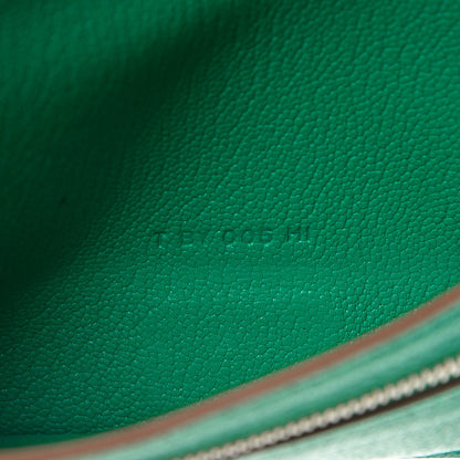 Hermes Chevre Mysore Bearn Gusset Wallet Menthe 7 of 9