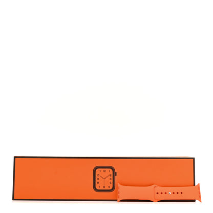 Hermes Silicone 38mm Apple Sports Watch Single Tour Band Orange 7 of 7