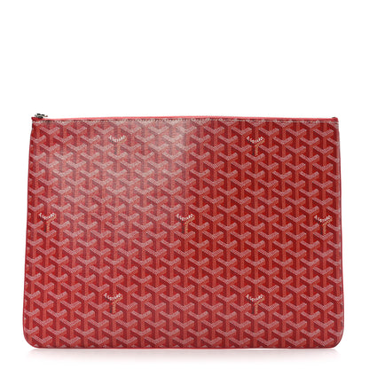 Goyard Goyardine Senat Pochette GM Red 1 of 6