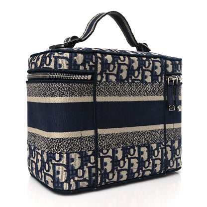 Christian Dior Oblique Diortravel Vanity Case Blue 3 of 10